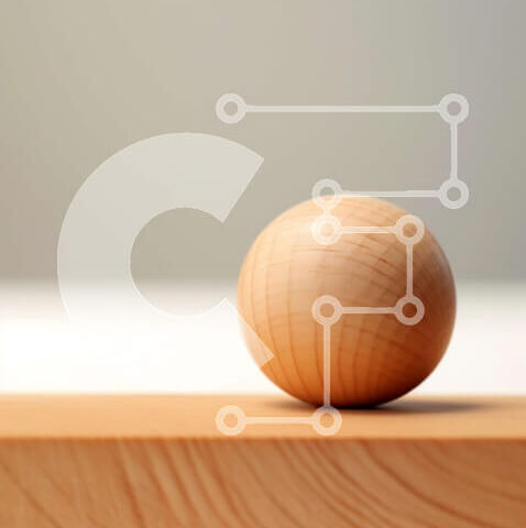 Intra Συλλεκτικό Ξύλινο Παζλ Plywood  4mm - Απλό και μινιμαλιστικό ξύλινο αυγό σε ξύλινη επιφάνεια Σε Ξύλινο Κουτί - Διαστάσεις: 10x10 cm – 25 κομμάτια - Image 1