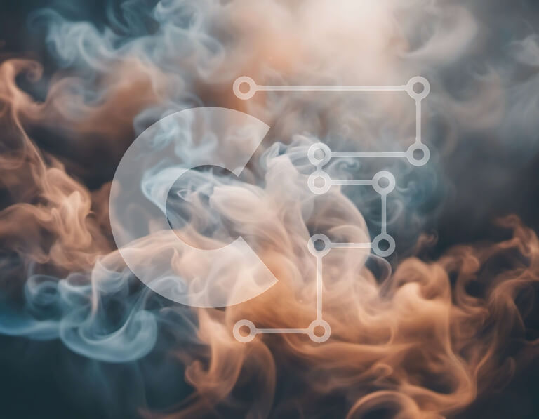 Intra Συλλεκτικό Ξύλινο Παζλ Plywood  4mm - Κοντινή όψη του πολύχρωμου σχηματισμού σύννεφων στον ουρανό Σε Ξύλινο Κουτί - Διαστάσεις: 10x10 cm – 25 κομμάτια