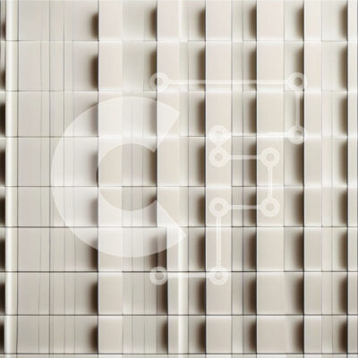 Intra Συλλεκτικό Ξύλινο Παζλ Plywood  4mm - Όμορφη κινηματογράφηση σε πρώτο πλάνο τοίχου από λευκό κεραμικό πλακίδιο σε μοτίβο πλέγματος Σε Ξύλινο Κουτί - Διαστάσεις Puzzle: 10x10 cm – 25 κομμάτια - Image 1