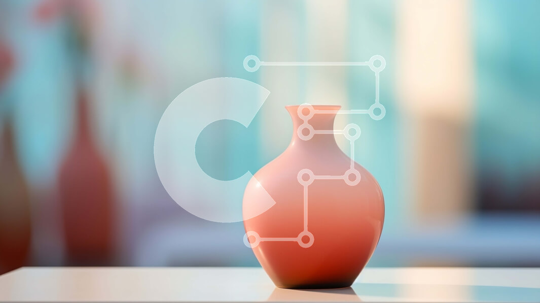 Intra Συλλεκτικό Ξύλινο Παζλ Plywood  4mm - Ροζ βάζο σε λευκό τραπέζι με λουλούδια και φυτά σε γλάστρες Σε Ξύλινο Κουτί - Διαστάσεις Puzzle: 10x10 cm – 25 κομμάτια