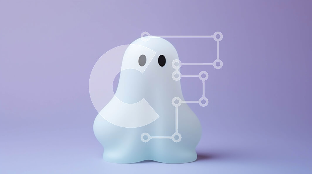 Intra Συλλεκτικό Ξύλινο Παζλ Plywood  4mm - Μικρό λευκό φάντασμα σε μωβ φόντο για διακόσμηση αποκριών ή νεωτεριστικό στοιχείο Σε Ξύλινο Κουτί - Διαστάσεις Puzzle: 10x10 cm – 25 κομμάτια