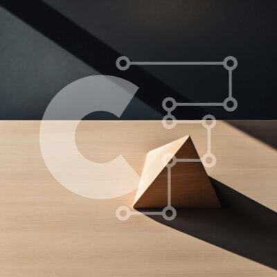 Intra Συλλεκτικό Ξύλινο Παζλ Plywood 4mm - Ξύλινη πυραμίδα στο τραπέζι με σκιά Σε Ξύλινο Κουτί - Διαστάσεις: 10x10 cm – 25 κομμάτια - Image 1