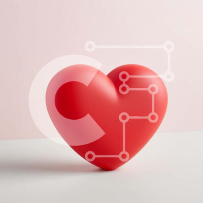 Intra Συλλεκτικό Ξύλινο Παζλ Plywood  4mm - Κόκκινο αντικείμενο σε σχήμα καρδιάς σε υπόλευκο φόντο Σε Ξύλινο Κουτί - Διαστάσεις Puzzle: 10x10 cm – 25 κομμάτια - Image 1