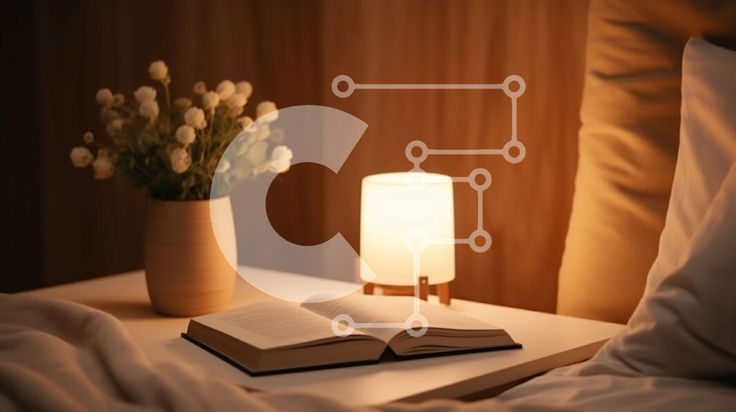 Intra Συλλεκτικό Ξύλινο Παζλ Plywood  4mm - Κομοδίνο με βιβλίο, λουλούδια και φωτιστικό Σε Ξύλινο Κουτί - Διαστάσεις Puzzle: 10x10 cm – 25 κομμάτια