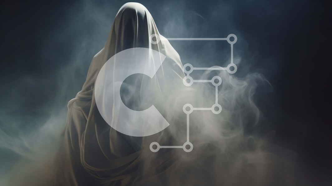 Intra Συλλεκτικό Ξύλινο Παζλ Plywood  4mm - Λευκό φάντασμα που επιπλέει στον αέρα με τον καπνό Σε Ξύλινο Κουτί - Διαστάσεις Puzzle: 10x10 cm – 25 κομμάτια