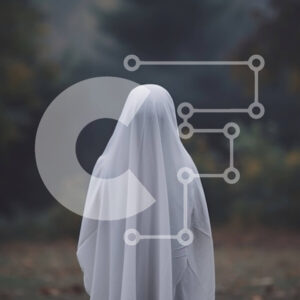 Intra Συλλεκτικό Ξύλινο Παζλ Plywood  4mm - Mysterious White Ghost in the Woods Σε Ξύλινο Κουτί - Διαστάσεις Puzzle: 10x10 cm – 25 κομμάτια