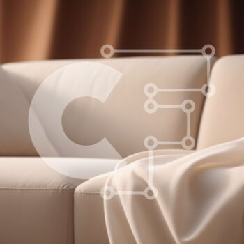 Intra Συλλεκτικό Ξύλινο Παζλ Plywood  4mm - Λευκός καναπές με κουβέρτα Σε Ξύλινο Κουτί - Διαστάσεις Puzzle: 10x10 cm – 25 κομμάτια - Image 1