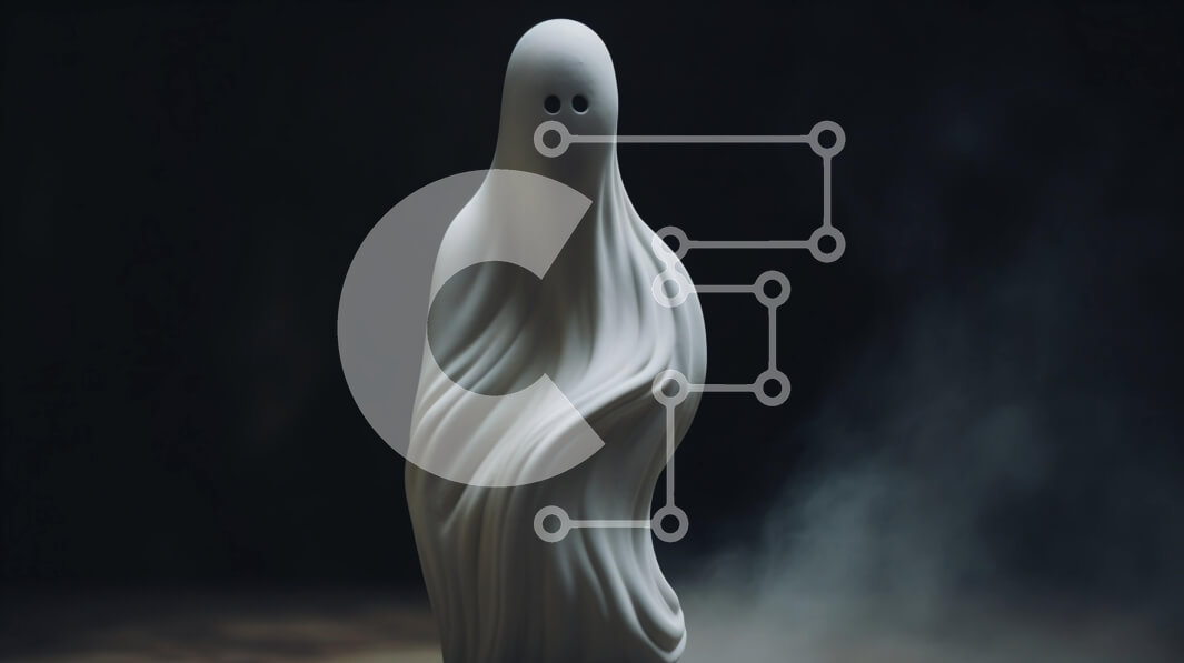 Intra Συλλεκτικό Ξύλινο Παζλ Plywood  4mm - Ειδώλιο σε σχήμα φαντάσματος στο σκοτάδι Σε Ξύλινο Κουτί - Διαστάσεις Puzzle: 10x10 cm – 25 κομμάτια