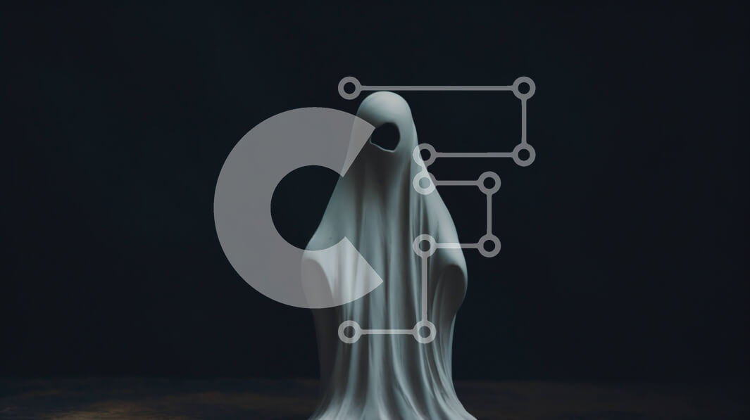 Intra Συλλεκτικό Ξύλινο Παζλ Plywood  4mm - Λευκό ειδώλιο σαν φάντασμα στο τραπέζι σε σκούρο φόντο Σε Ξύλινο Κουτί - Διαστάσεις Puzzle: 10x10 cm – 25 κομμάτια