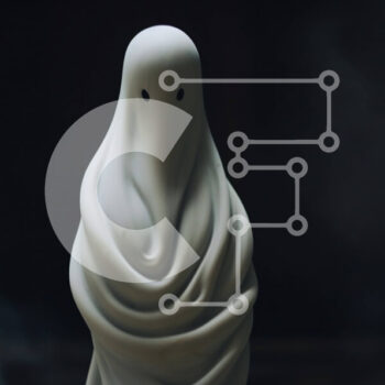 Intra Συλλεκτικό Ξύλινο Παζλ Plywood  4mm - Ειδώλιο σε σχήμα φαντάσματος σε καπνό Σε Ξύλινο Κουτί - Διαστάσεις Puzzle: 10x10 cm – 25 κομμάτια - Image 1