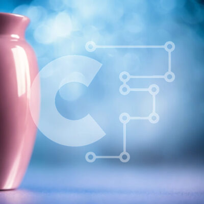 Intra Συλλεκτικό Ξύλινο Παζλ Plywood  4mm - Ροζ βάζο σε αφηρημένο φόντο Σε Ξύλινο Κουτί - Διαστάσεις Puzzle: 10x10 cm – 25 κομμάτια - Image 1