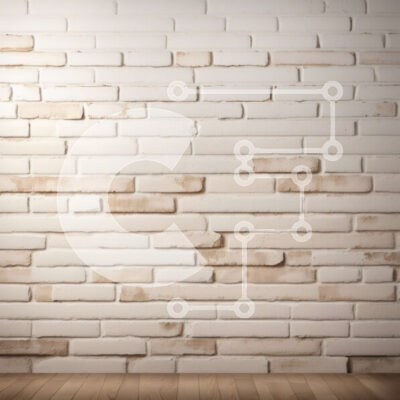 Intra Συλλεκτικό Ξύλινο Παζλ Plywood  4mm - Vintage Τοίχο από τούβλα με ρωγμές και σκιές Σε Ξύλινο Κουτί - Διαστάσεις Puzzle: 10x10 cm – 25 κομμάτια - Image 1