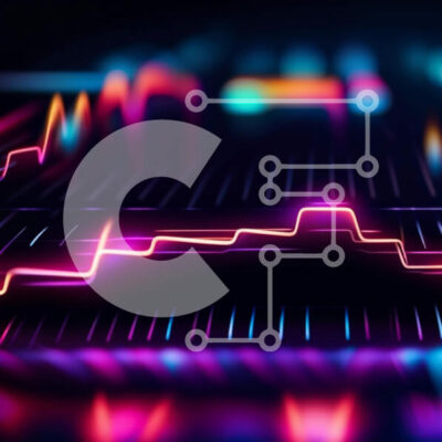 Intra Συλλεκτικό Ξύλινο Παζλ Plywood  4mm - Πολύχρωμο και ενεργητικό ηχητικό κύμα σε φώτα νέον Σε Ξύλινο Κουτί - Διαστάσεις Puzzle: 10x10 cm – 25 κομμάτια - Image 1