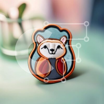 Intra Συλλεκτικό Ξύλινο Παζλ Plywood  4mm - Αξιολάτρευτη εικόνα μιας περίεργης κόκκινης αλεπούς με κομψή στολή Σε Ξύλινο Κουτί - Διαστάσεις: 10x10 cm – 25 κομμάτια - Image 1