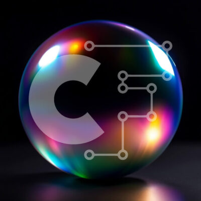 Intra Συλλεκτικό Ξύλινο Παζλ Plywood  4mm - Εκπληκτική εικόνα μιας αντανακλαστικής σφαίρας με χρώματα ουράνιου τόξου Σε Ξύλινο Κουτί - Διαστάσεις Puzzle: 10x10 cm – 25 κομμάτια - Image 1