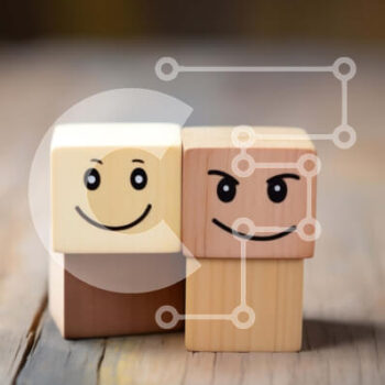 Intra Συλλεκτικό Ξύλινο Παζλ Plywood  4mm - Παιχνιδιάρικα ξύλινα μπλοκ με χαμογελαστά πρόσωπα Σε Ξύλινο Κουτί - Διαστάσεις Puzzle: 10x10 cm – 25 κομμάτια - Image 1