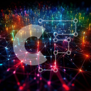 Intra Συλλεκτικό Ξύλινο Παζλ Plywood  4mm - Δονούμενη και ενεργητική αφηρημένη εικόνα με παλλόμενα σημεία φωτός Σε Ξύλινο Κουτί - Διαστάσεις Puzzle: 10x10 cm – 25 κομμάτια