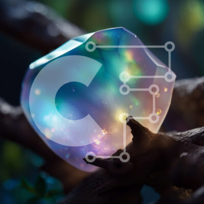 Intra Συλλεκτικό Ξύλινο Παζλ Plywood  4mm - Ζωντανό κρύσταλλο που κρέμεται από ένα κλαδί δέντρου Σε Ξύλινο Κουτί - Διαστάσεις: 10x10 cm – 25 κομμάτια - Image 1