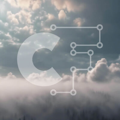 Intra Συλλεκτικό Ξύλινο Παζλ Plywood  4mm - Συννεφιασμένος ουρανός με δέντρα και βουνά Σε Ξύλινο Κουτί - Διαστάσεις: 10x10 cm – 25 κομμάτια - Image 1