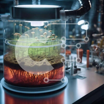 Intra Συλλεκτικό Ξύλινο Παζλ Plywood  4mm - Εργαστήριο Βοτανικής Έρευνας Γυάλινο Δοχείο με Φυτά και Εξοπλισμό Σε Ξύλινο Κουτί - Διαστάσεις Puzzle: 10x10 cm – 25 κομμάτια - Image 1