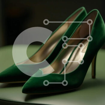 Intra Συλλεκτικό Ξύλινο Παζλ Plywood  4mm - Πράσινα ψηλοτάκουνα παπούτσια σε άδεια καρέκλα Σε Ξύλινο Κουτί - Διαστάσεις Puzzle: 10x10 cm – 25 κομμάτια - Image 1