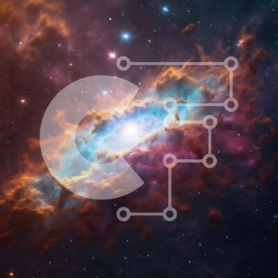 Intra Συλλεκτικό Ξύλινο Παζλ Plywood  4mm - Καλλιτεχνική απόδοση του νεφελώματος στον νότιο αστερισμό της Carina Σε Ξύλινο Κουτί - Διαστάσεις Puzzle: 10x10 cm – 25 κομμάτια - Image 1