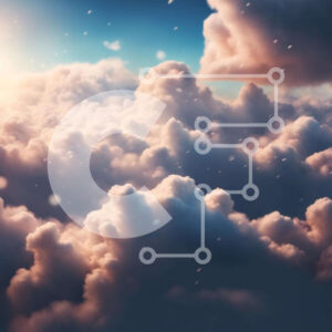 Intra Συλλεκτικό Ξύλινο Παζλ Plywood  4mm - Ήλιος και σύννεφα με νιφάδες χιονιού Σε Ξύλινο Κουτί - Διαστάσεις: 10x10 cm – 25 κομμάτια