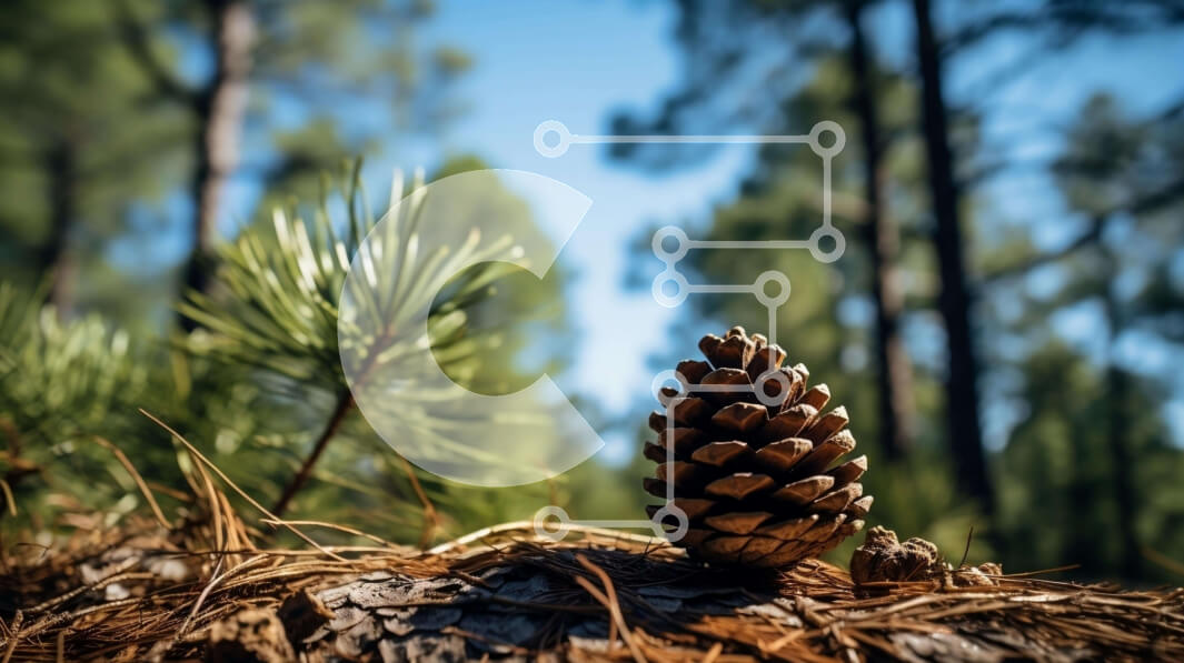 Intra Συλλεκτικό Ξύλινο Παζλ Plywood  4mm - Πεύκο στο δάσος Σε Ξύλινο Κουτί - Διαστάσεις: 10x10 cm – 25 κομμάτια