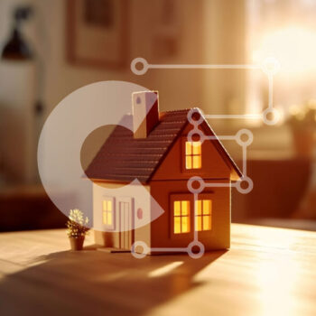 Intra Συλλεκτικό Ξύλινο Παζλ Plywood  4mm - Όμορφη εικόνα ενός άνετου ξύλινου σπιτιού με κήπο και καμινάδα Σε Ξύλινο Κουτί - Διαστάσεις Puzzle: 10x10 cm – 25 κομμάτια - Image 1