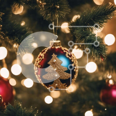 Intra Συλλεκτικό Ξύλινο Παζλ Plywood 4mm - Διακοσμητικό Χριστουγεννιάτικο Στολίδι με Εορταστικό Σχέδιο Σε Ξύλινο Κουτί - Διαστάσεις: 10x10 cm – 25 κομμάτια - Image 1