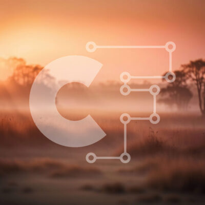 Intra Συλλεκτικό Ξύλινο Παζλ Plywood  4mm - Γαλήνια εικόνα ενός ομιχλώδους τοπίου στο ηλιοβασίλεμα Σε Ξύλινο Κουτί - Διαστάσεις: 10x10 cm – 25 κομμάτια - Image 1