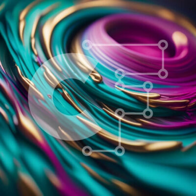 Intra Συλλεκτικό Ξύλινο Παζλ Plywood  4mm - Εκπληκτική κοντινή πλάνο στροβιλιζόμενου πολύχρωμου υγρού Σε Ξύλινο Κουτί - Διαστάσεις Puzzle: 10x10 cm – 25 κομμάτια - Image 1