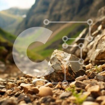 Intra Συλλεκτικό Ξύλινο Παζλ Plywood  4mm - Εκπληκτική θέα σε ένα απόκρημνο ορεινό τοπίο σε μια καθαρή μέρα Σε Ξύλινο Κουτί - Διαστάσεις Puzzle: 10x10 cm – 25 κομμάτια - Image 1