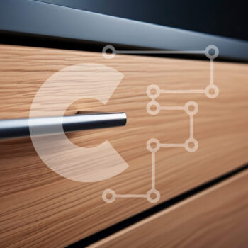 Intra Συλλεκτικό Ξύλινο Παζλ Plywood  4mm - Μοντέρνο ξύλινο ντουλάπι κουζίνας με κομψή λαβή από ανοξείδωτο ατσάλι Σε Ξύλινο Κουτί - Διαστάσεις Puzzle: 10x10 cm – 25 κομμάτια - Image 1