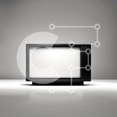 Intra Συλλεκτικό Ξύλινο Παζλ Plywood  4mm - Vintage ασπρόμαυρη τηλεόραση με κενή οθόνη Σε Ξύλινο Κουτί - Διαστάσεις Puzzle: 10x10 cm – 25 κομμάτια - Image 1