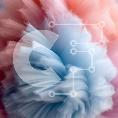 Intra Συλλεκτικό Ξύλινο Παζλ Plywood 4mm - Όμορφη αφηρημένη εικόνα του στροβιλιζόμενου καπνού στον ουρανό Σε Ξύλινο Κουτί - Διαστάσεις Puzzle: 10x10 cm – 25 κομμάτια - Image 1