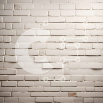 Intra Συλλεκτικό Ξύλινο Παζλ Plywood  4mm - Κοντινό πλάνο ενός ξεπερασμένου λευκού τούβλου τοίχου με ανάγλυφη επιφάνεια Σε Ξύλινο Κουτί - Διαστάσεις Puzzle: 10x10 cm – 25 κομμάτια - Image 1