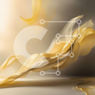 Intra Συλλεκτικό Ξύλινο Παζλ Plywood  4mm - Αφηρημένη εικόνα του κίτρινου υφάσματος σε κίνηση Σε Ξύλινο Κουτί - Διαστάσεις Puzzle: 10x10 cm – 25 κομμάτια - Image 1