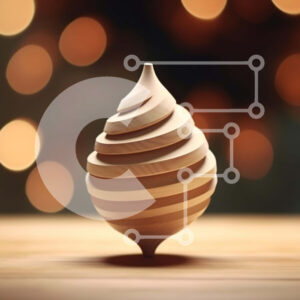 Intra Συλλεκτικό Ξύλινο Παζλ Plywood  4mm - Ξύλινο γλυπτό στο τραπέζι με θολά φώτα Σε Ξύλινο Κουτί - Διαστάσεις Puzzle: 10x10 cm – 25 κομμάτια