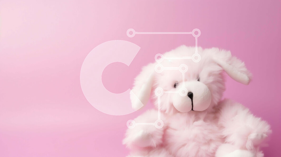 Intra Συλλεκτικό Ξύλινο Παζλ Plywood  4mm - Ροζ αρκουδάκι σε ροζ φόντο Σε Ξύλινο Κουτί - Διαστάσεις: 10x10 cm – 25 κομμάτια