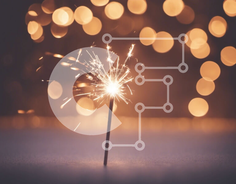 Intra Συλλεκτικό Ξύλινο Παζλ Plywood  4mm - Βεγγαλικό για γιορτές και ειδικές περιστάσεις Σε Ξύλινο Κουτί - Διαστάσεις: 10x10 cm – 25 κομμάτια