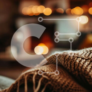 Intra Συλλεκτικό Ξύλινο Παζλ Plywood  4mm - Cozy Πλεκτό Πουλόβερ με Τζάκι και Κεριά Σε Ξύλινο Κουτί - Διαστάσεις Puzzle: 10x10 cm – 25 κομμάτια - Image 1