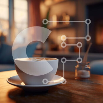 Intra Συλλεκτικό Ξύλινο Παζλ Plywood  4mm - Άνετο φλιτζάνι καφέ δίπλα στο τζάκι Σε Ξύλινο Κουτί - Διαστάσεις Puzzle: 10x10 cm – 25 κομμάτια - Image 1