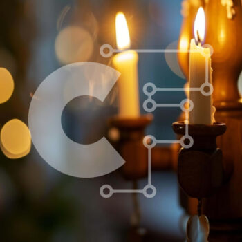 Intra Συλλεκτικό Ξύλινο Παζλ Plywood  4mm - Ξύλινο Κηροπήγιο με Αναμμένα Κεριά Σε Ξύλινο Κουτί - Διαστάσεις Puzzle: 10x10 cm – 25 κομμάτια - Image 1