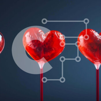 Intra Συλλεκτικό Ξύλινο Παζλ Plywood  4mm - Γλειφιτζούρια σε σχήμα καρδιάς σε σκούρο φόντο Σε Ξύλινο Κουτί - Διαστάσεις Puzzle: 10x10 cm – 25 κομμάτια - Image 1