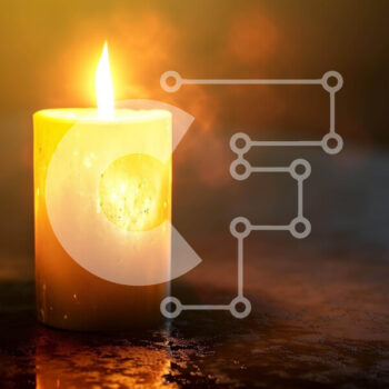 Intra Συλλεκτικό Ξύλινο Παζλ Plywood  4mm - Μονό αναμμένο κερί σε άδειο τραπέζι Σε Ξύλινο Κουτί - Διαστάσεις Puzzle: 10x10 cm – 25 κομμάτια - Image 1