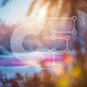 Intra Συλλεκτικό Ξύλινο Παζλ Plywood  4mm - Χειμερινό τοπίο με χιονισμένα δέντρα και παγωμένη λίμνη Σε Ξύλινο Κουτί - Διαστάσεις Puzzle: 10x10 cm – 25 κομμάτια - Image 1