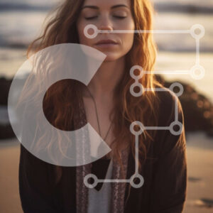 Intra Συλλεκτικό Ξύλινο Παζλ Plywood  4mm - Εκπληκτική εικόνα μιας γυναίκας που κάνει γιόγκα στην παραλία Σε Ξύλινο Κουτί - Διαστάσεις Puzzle: 10x10 cm – 25 κομμάτια