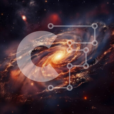 Intra Συλλεκτικό Ξύλινο Παζλ Plywood  4mm - Εκπληκτική εικόνα ενός σπειροειδούς γαλαξία - πιθανότατα ο Γαλαξίας Σε Ξύλινο Κουτί - Διαστάσεις: 10x10 cm – 25 κομμάτια - Image 1