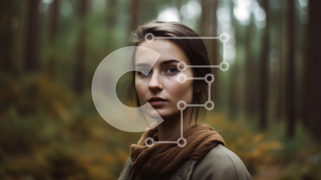 Intra Συλλεκτικό Ξύλινο Παζλ Plywood  4mm - Ειρηνική εικόνα μιας γυναίκας σε ένα δάσος με φιλτραρισμένο φως του ήλιου Σε Ξύλινο Κουτί - Διαστάσεις: 10x10 cm – 25 κομμάτια